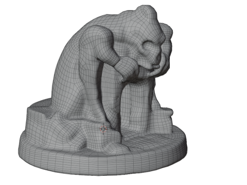 शैलीबद्ध खोपड़ी कालकोठरी प्रवेश द्वार 3D मॉडल