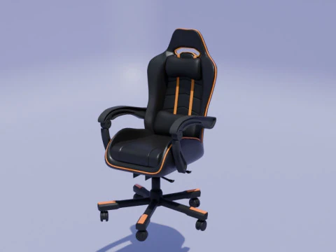 ErgoRacer Gaming Chair 3D Model