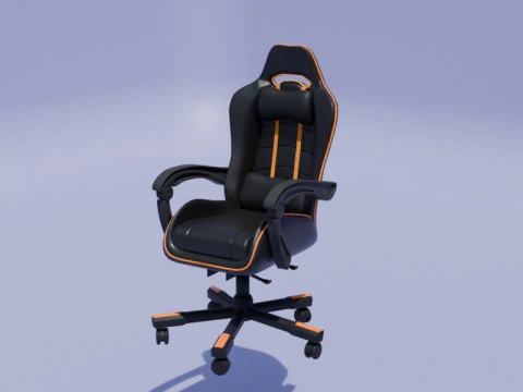 ErgoRacer Gaming Chair 3D Model