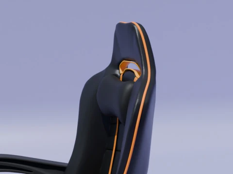 ErgoRacer Gaming Chair 3D Model