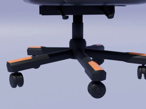 ErgoRacer Gaming Chair 3D Model