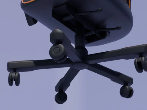 ErgoRacer Gaming Chair 3D Model