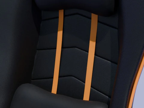 ErgoRacer Gaming Chair 3D Model