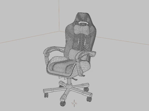 ErgoRacer Gaming Chair 3D Model