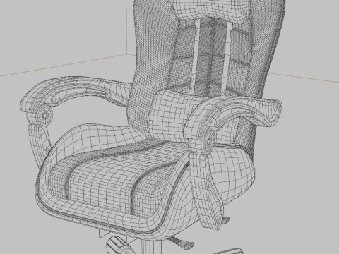 ErgoRacer Gaming Chair 3D Model
