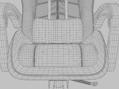 ErgoRacer Gaming Chair 3D Model