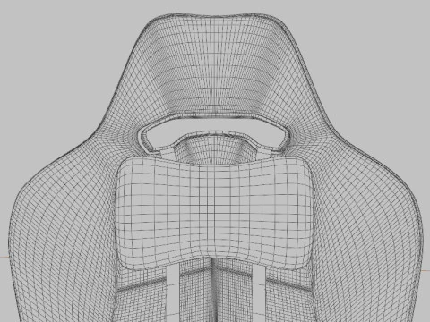 ErgoRacer Gaming Chair 3D Model