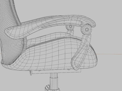 ErgoRacer Gaming Chair 3D Model