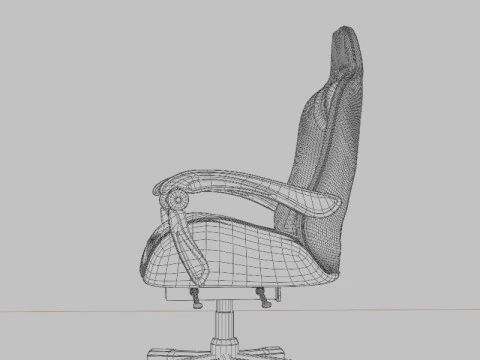 ErgoRacer Gaming Chair 3D Model