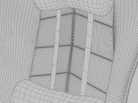 ErgoRacer Gaming Chair 3D Model