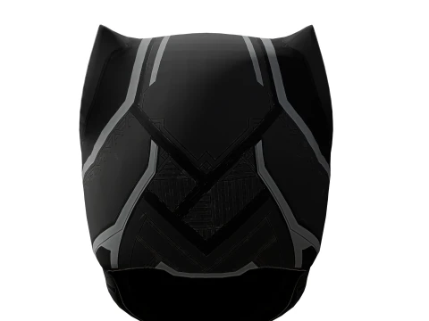 Panther-Themed Mask 3D Model