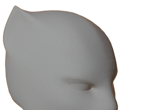Panther-Themed Mask 3D Model