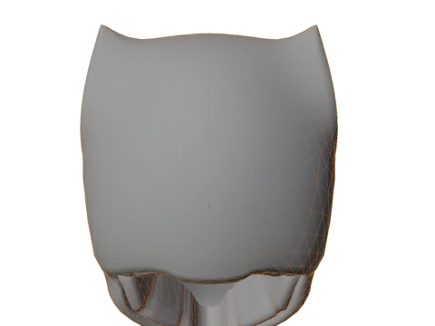 Panther-Themed Mask 3D Model
