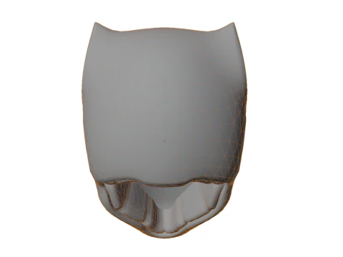 Panther-Themed Mask 3D Model
