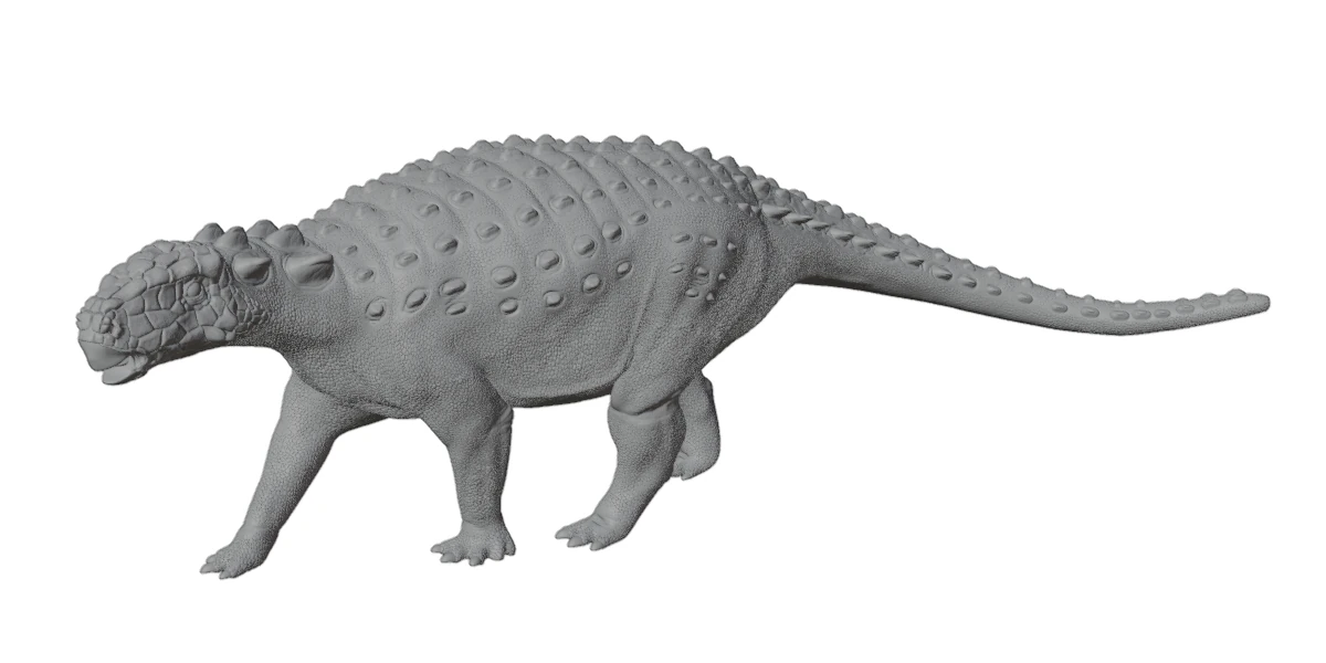 Ankylosaurus Armored Dinosaur 3D Model .c4d .max .obj .3ds .fbx .stl .blend