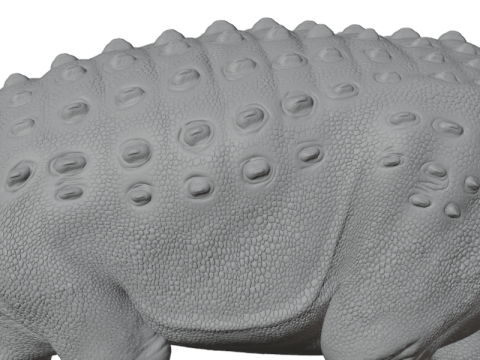 Ankylosaurus Zırhlı Dinozor 3D Model
