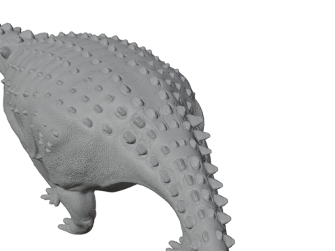 Ankylosaurus Zırhlı Dinozor 3D Model