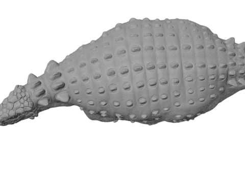 Ankylosaurus Zırhlı Dinozor 3D Model