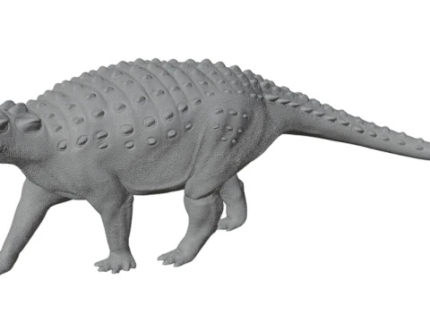 Ankylosaurus Armored Dinosaur 3D Model
