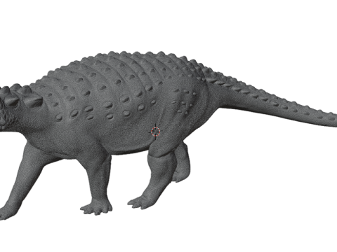 Ankylosaurus Zırhlı Dinozor 3D Model