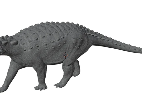 Ankylosaurus Armored Dinosaur 3D Model