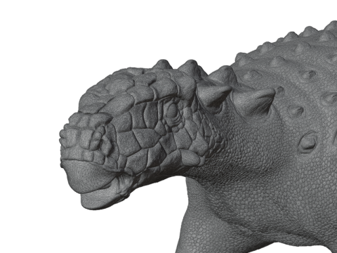 Ankylosaurus Zırhlı Dinozor 3D Model