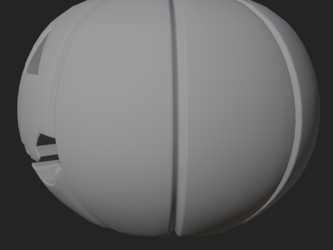 Halloween Jack-O-Lantern Pumpkin 3D Print Model