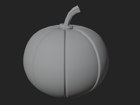 Halloween Jack-O-Lantern Pumpkin 3D Print Model
