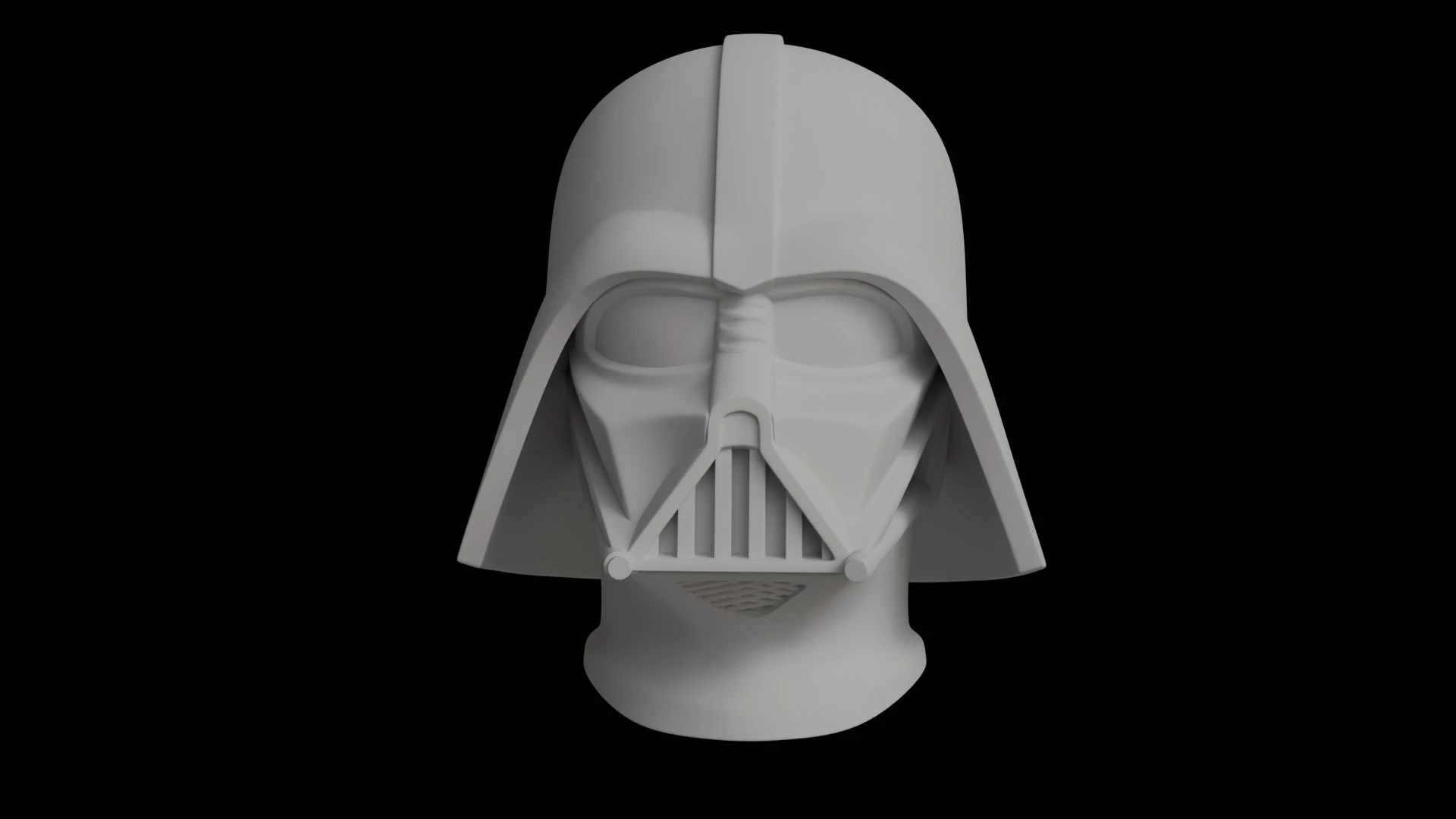 Darth Vader Helmet Sci-Fi Prop 3D Print Model .c4d .max .obj .3ds .fbx .stl .blend 