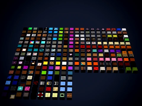 Minecraft Blocks Collection 3D Printable Model Pack 3D Print Model