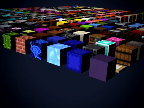 Minecraft Blocks Collection 3D Printable Model Pack 3D Print Model