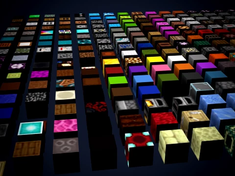 Minecraft Blocks Collection 3D Printable Model Pack 3D Print Model