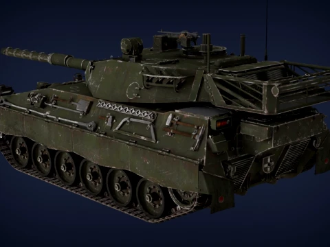 TAM 2C War Thunder Main Battle Tank 3D Model