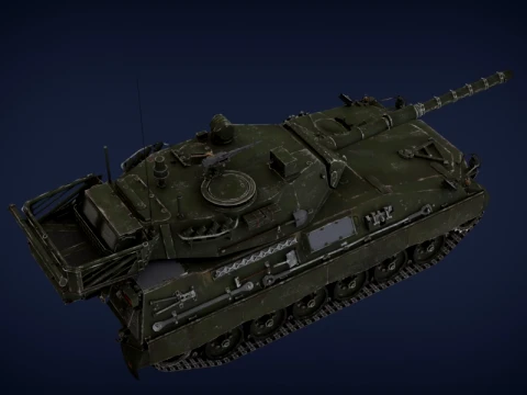 TAM 2C War Thunder Main Battle Tank 3D Model