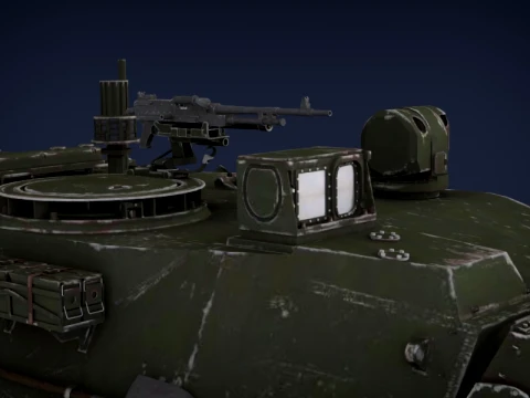 TAM 2C War Thunder Main Battle Tank 3D Model