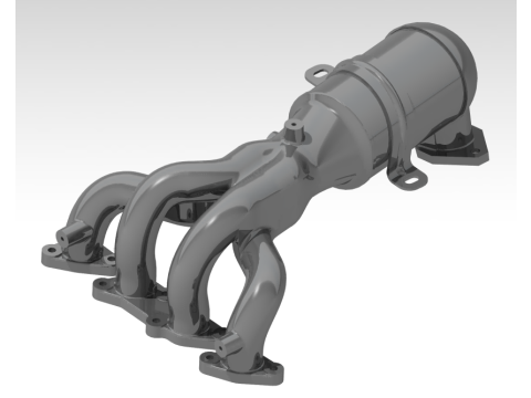 Exhaust Manifold ASSY 3D Model