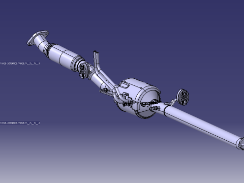 Gasoline Particulate Filter Modelo 3D