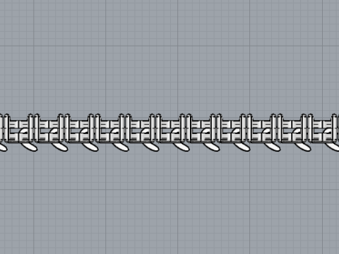 Tennis Bracelet For 4mm Stones Verified Production-Ready Jewelry Design 3D Принт Модель