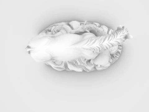 Horse and Foal Artistic Sculpture 3D Print Model