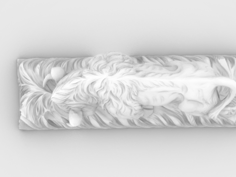Charging Bull Sculpture for CNC Milling or 3D Printing 3D 打印模型