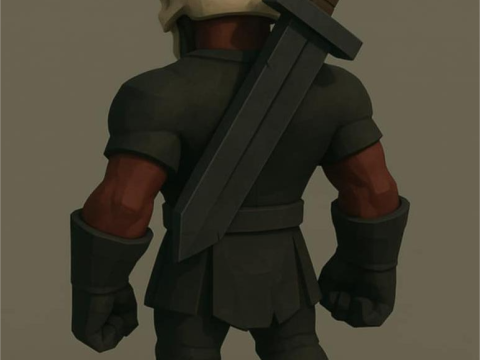Dark Skull Warrior Model 3D