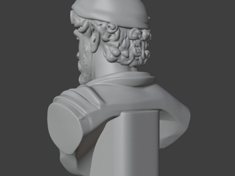 Ancient Bust 3D STL Printable - STL Model do druku 3D