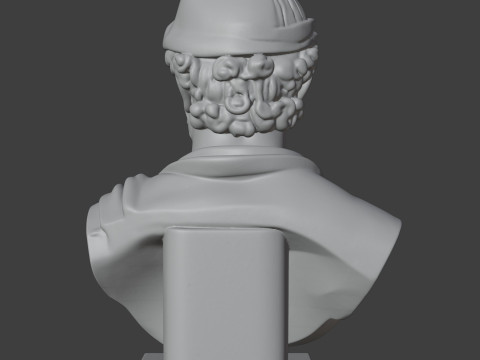 Ancient Bust 3D STL Printable - STL Model do druku 3D