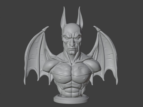 Batman Bust 3D STL Printable - STL 3D 打印模型
