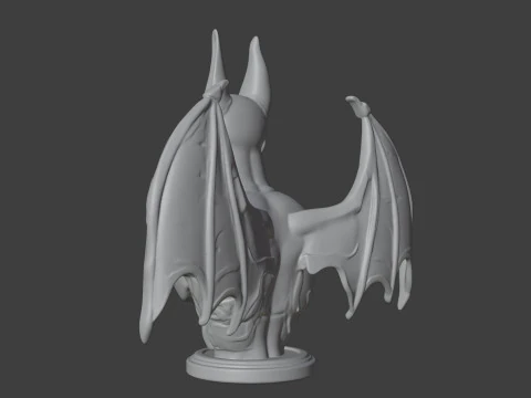 Batman Bust 3D STL Printable - STL 3D Print Model