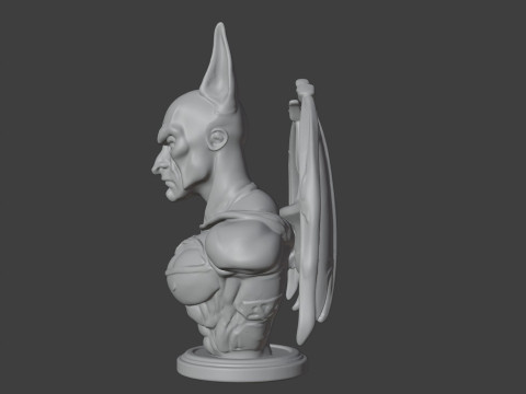 Batman Bust 3D STL Printable - STL 3D 打印模型