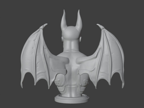 Batman Bust 3D STL Printable - STL 3D 打印模型