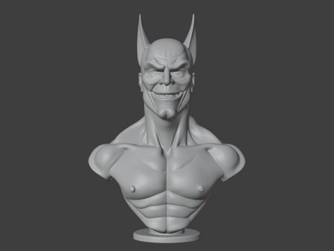 Batman Bust 3D STL Printable - STL 3D Print Model