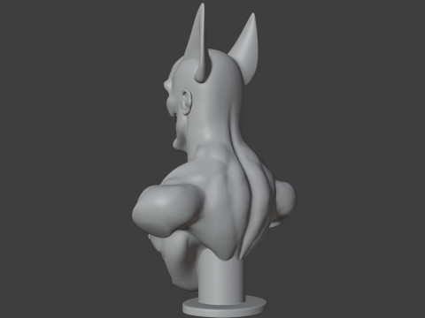 Batman Bust 3D STL Printable - STL 3D Print Model