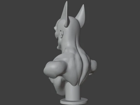 Batman Bust 3D STL Printable - STL 3D Print Model